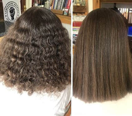 Mobile Keratin Hair Treatment: My Clients Before & After Keratin Treatment